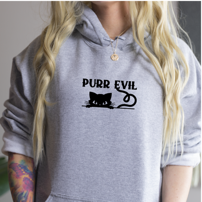 Purr Evil Overhead Hoodie