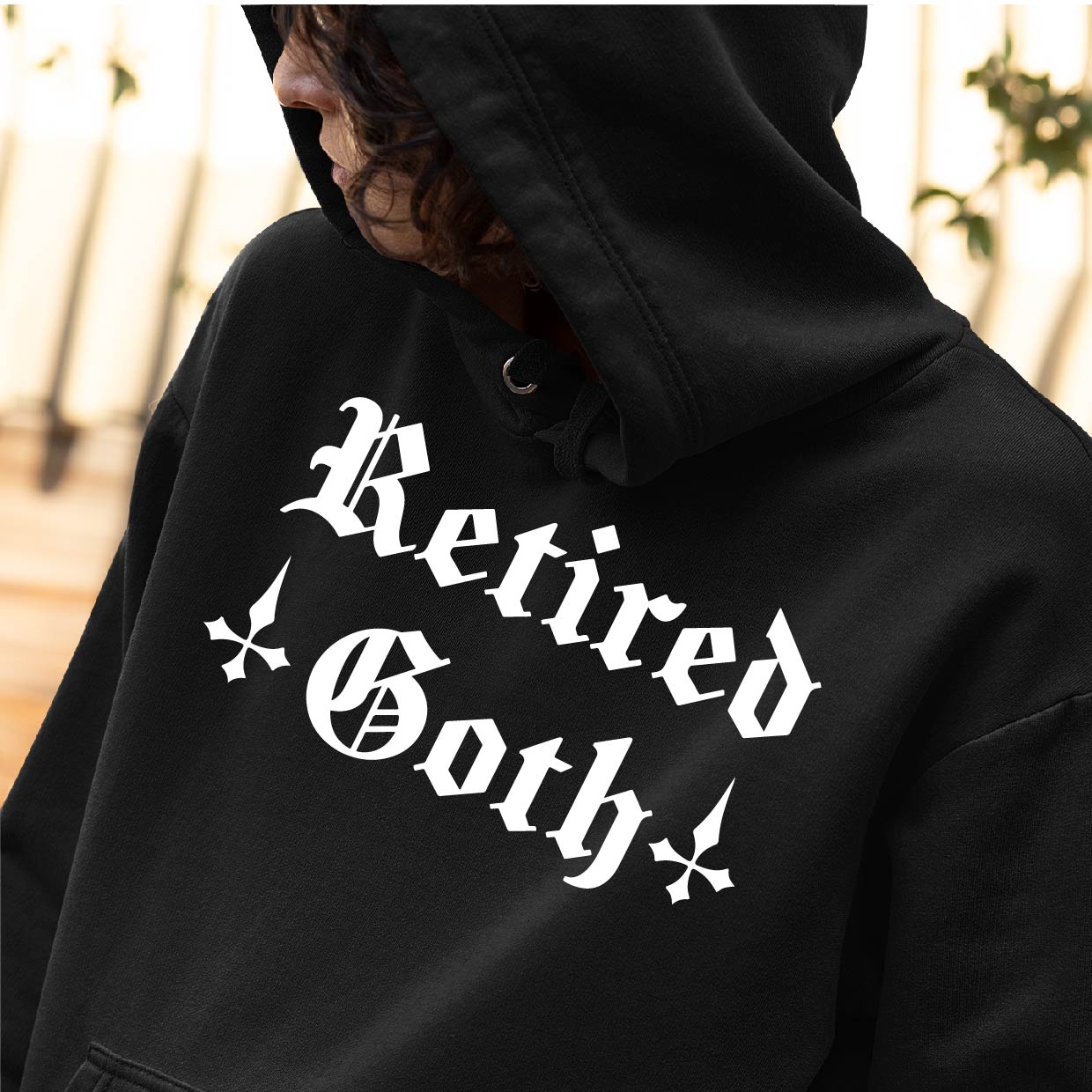 Retired Goth Overhead Hoodie