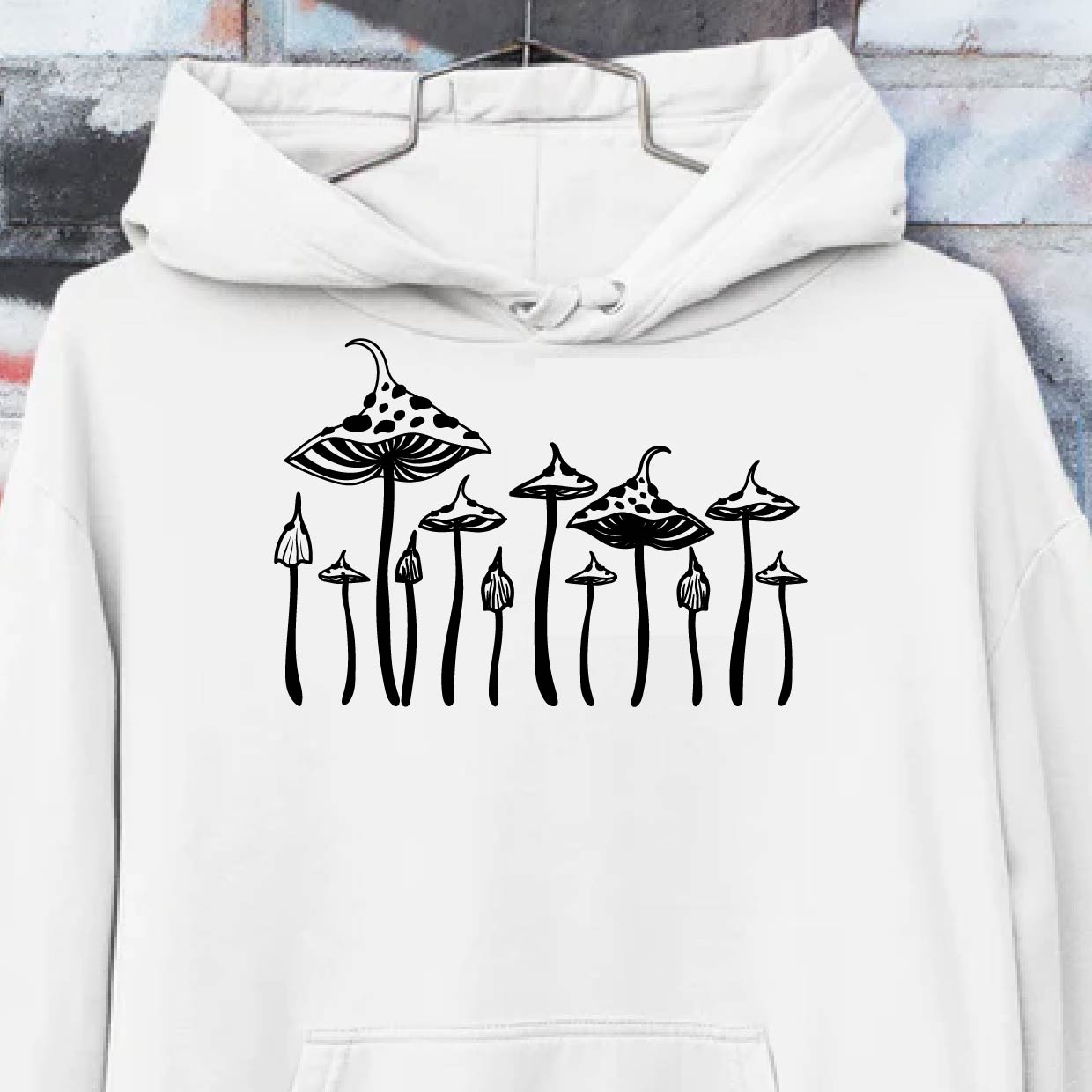 Mushroom Row Overhead Hoodie