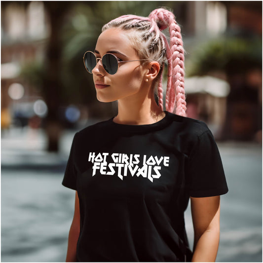 Hot Girls Love Festivals Relaxed Fit Tee