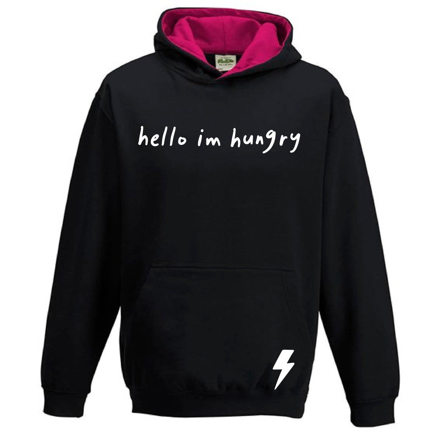 Kids Varsity hoodie - Hello I'm hungry