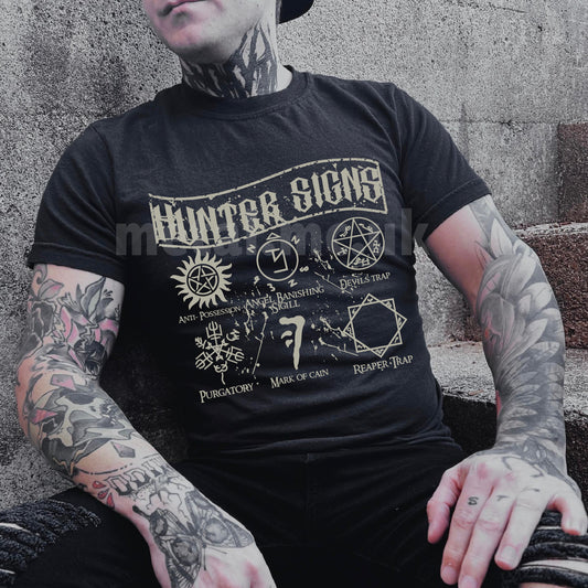 Hunter Signs (SPN) Relaxed Fit Tee