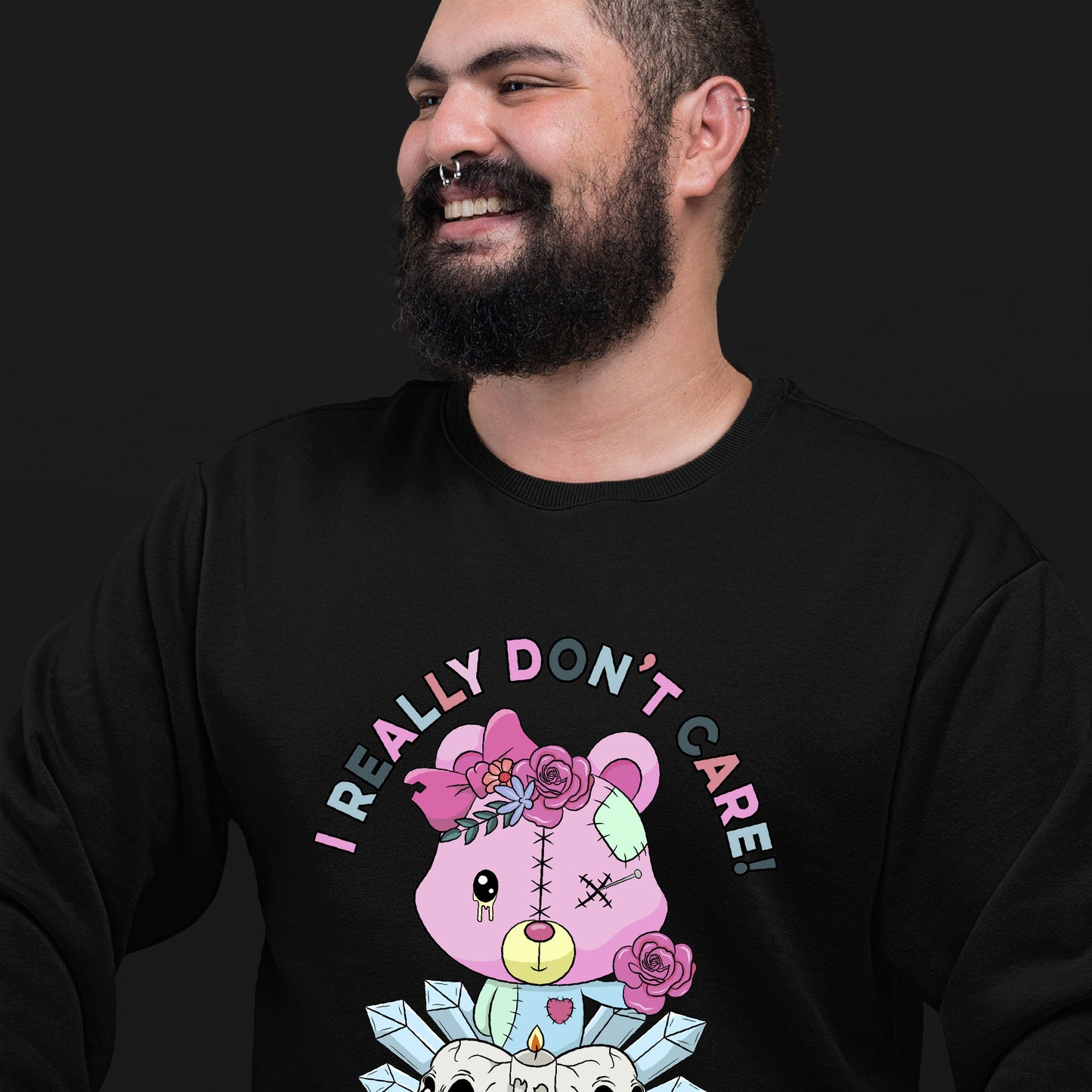 I Don't Care Bear Sweatshirt