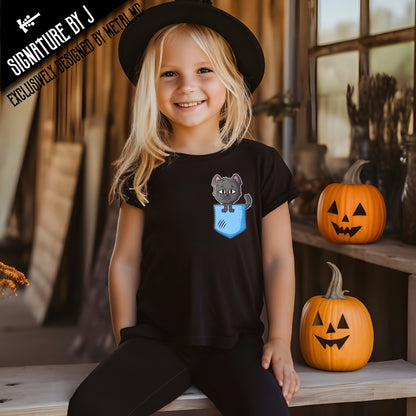 *Special Edition* 'Cora The Cat' Pocket Critter Kids Tee