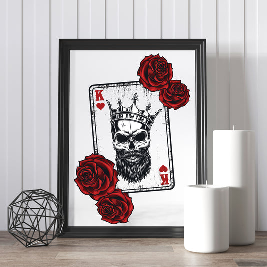 King Card Archival Art Print