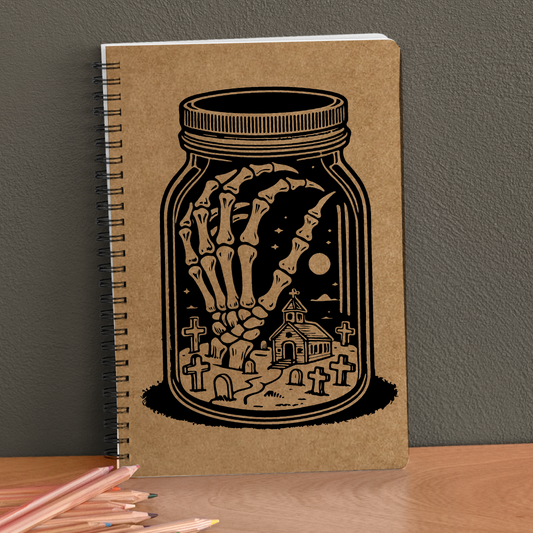 Grave Keepers Jar Kraft Notebook