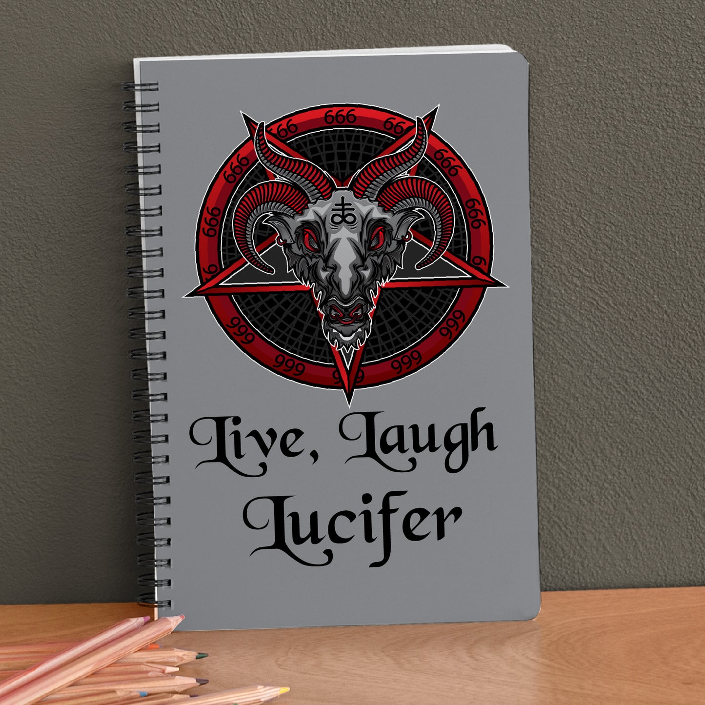 Live, Laugh, Lucifer Notebook