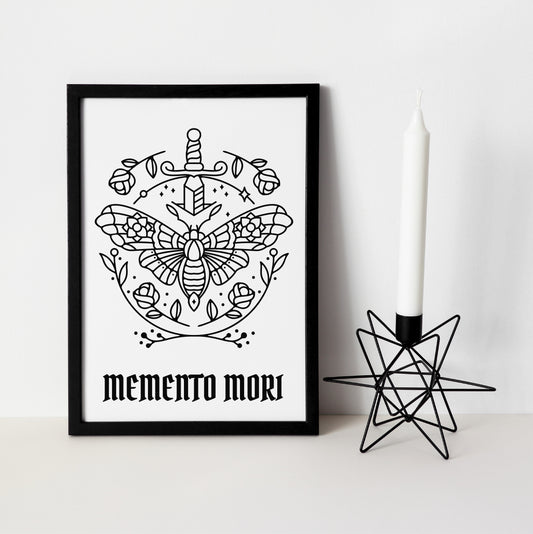 Memento Mori Archival Art Print