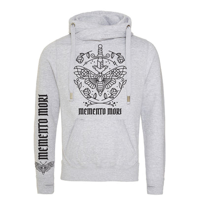Memento Mori Cross Neck Hoodie