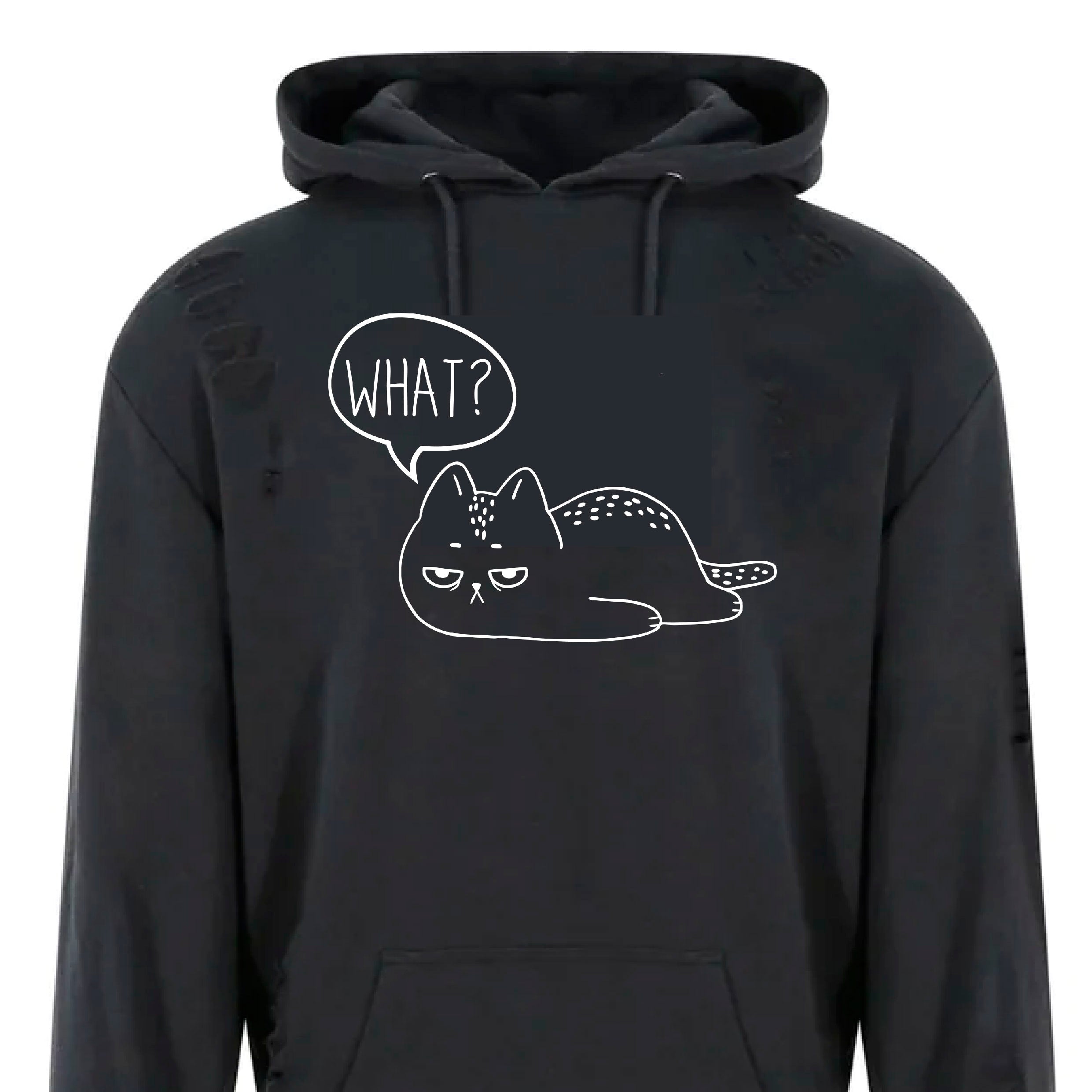 Not today clearance cat hoodie