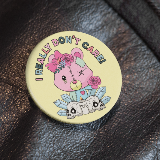 Don't Care Bear -  Pin Badge