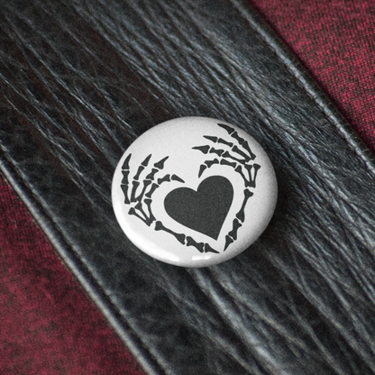 Bone Heart -  Pin Badge