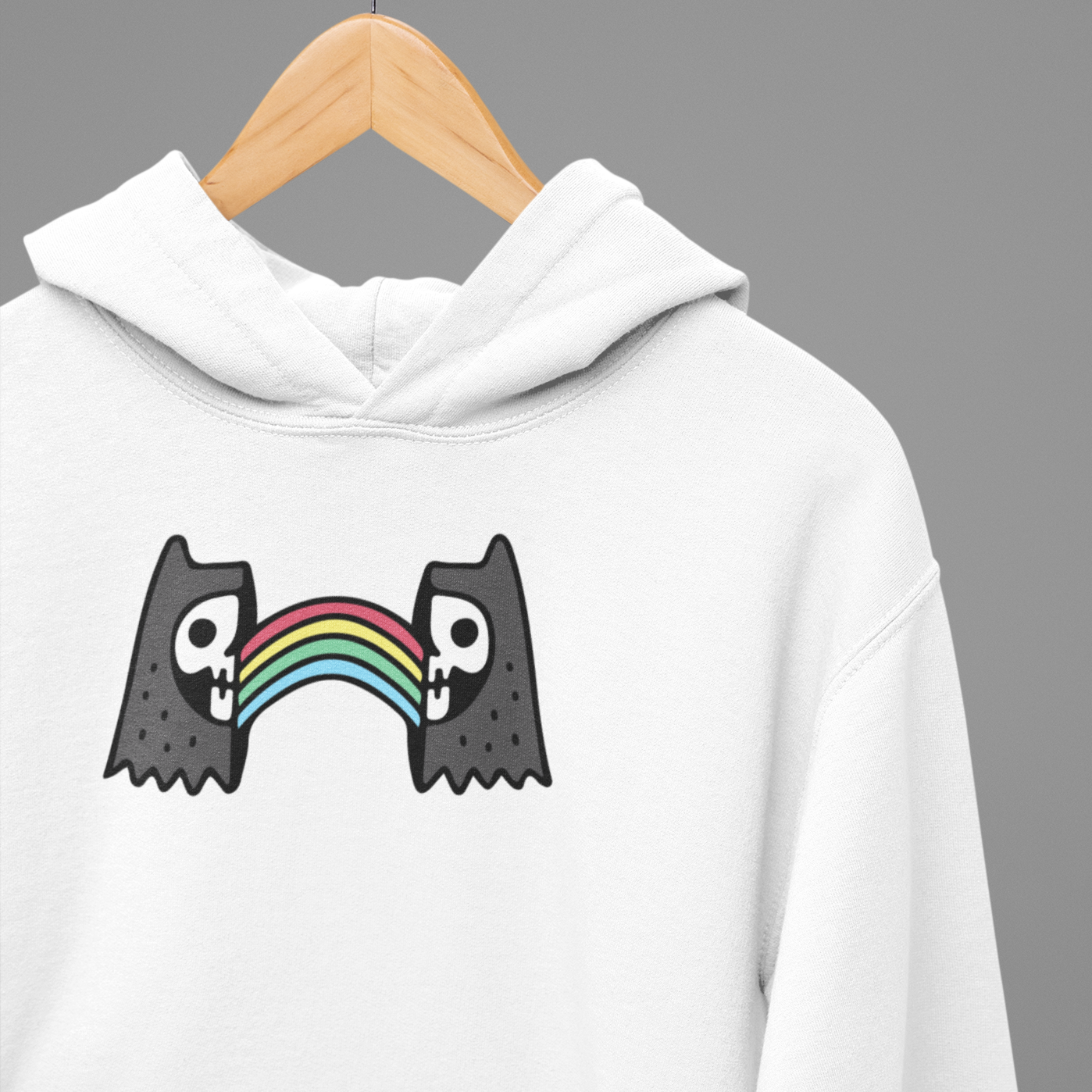 Rainbow of Death Overhead Hoodie