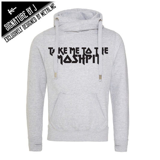 Take Me To The Moshpit Cross Neck Hoodie