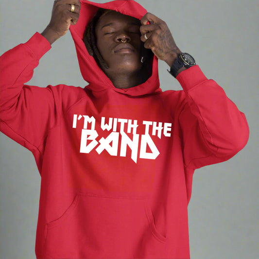 I'm With The Band Overhead Hoodie