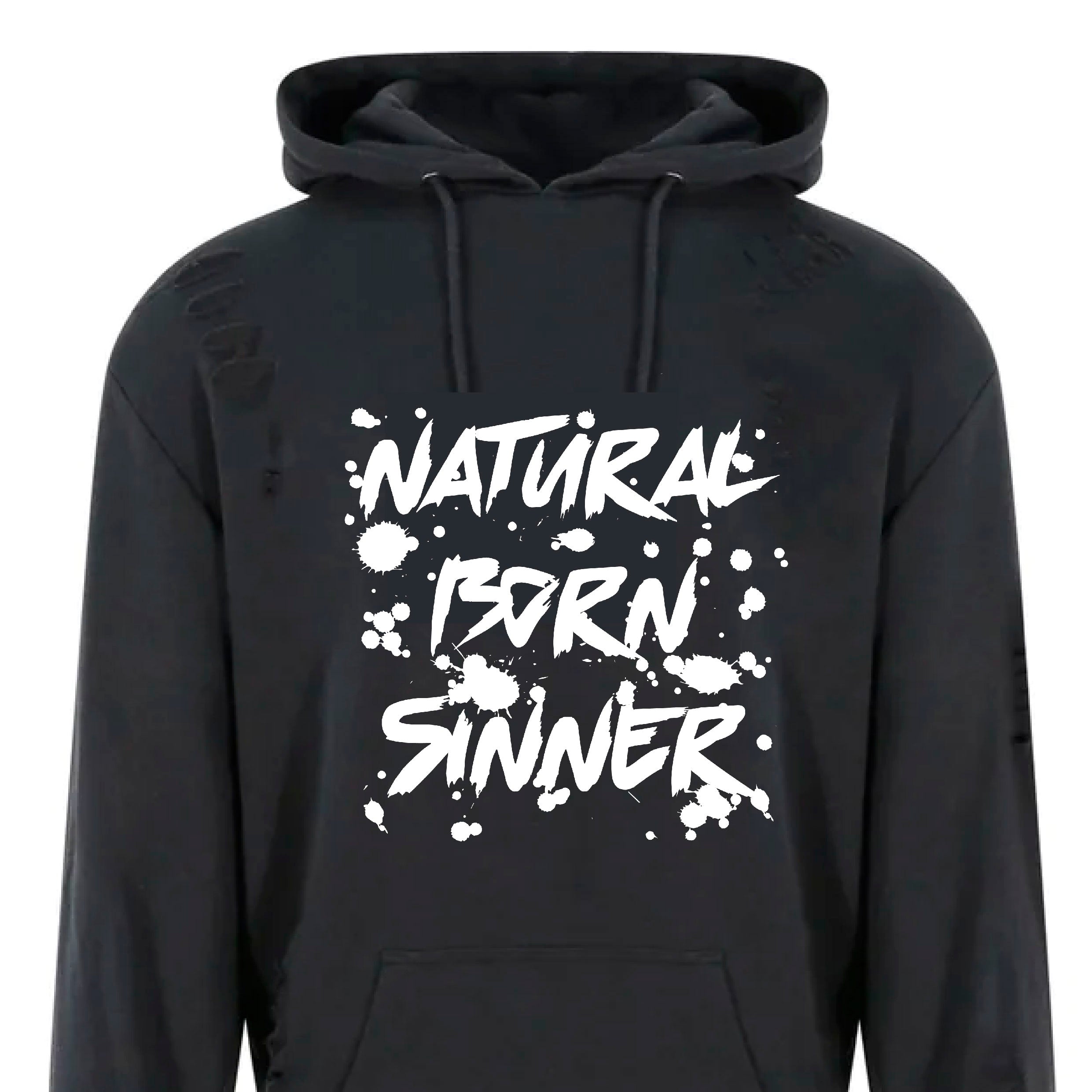 Sinners clearance black hoodie