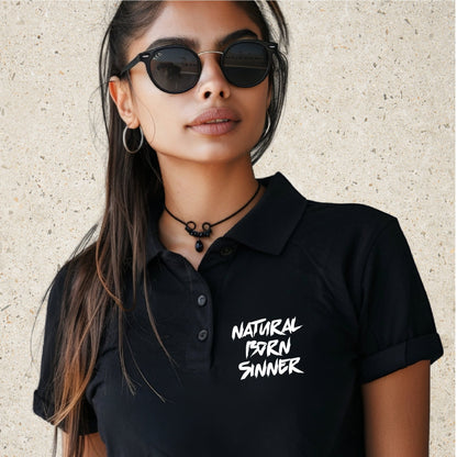 Natural Born Sinner Polo Shirt