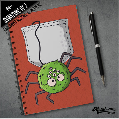 *Special Edition* 'Stanley The Spider' Pocket Critter Notebook