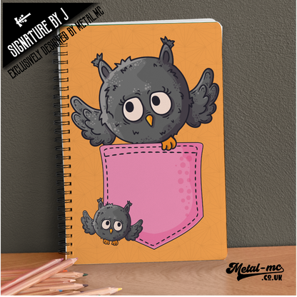 *Special Edition* 'Octavia The Owl' Pocket Critter Notebook