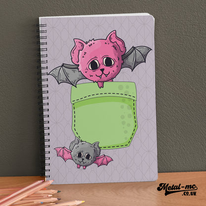*Special Edition* 'Bertie The Bat' Pocket Critter Notebook