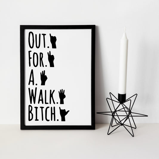 Out For A Walk (BTVS) Archival Art Print