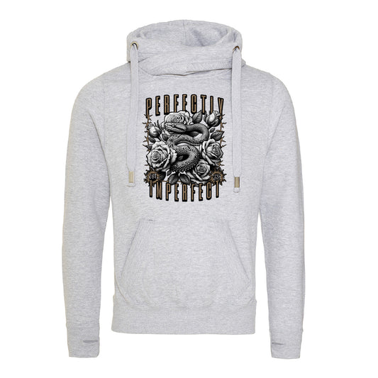 Perfectly Imperfect Cross Neck Hoodie
