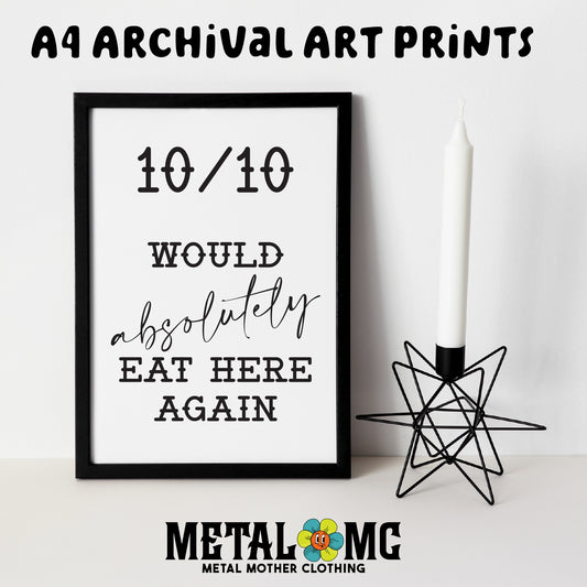 10/10 Kitchen Archival Art Print