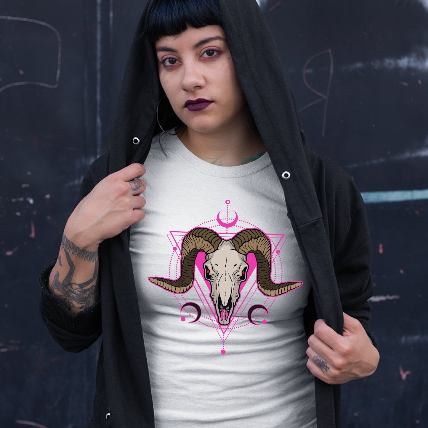 Pink Ram Relaxed Fit Tee