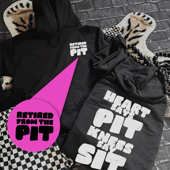 Retired From The Pit Overhead Hoodie