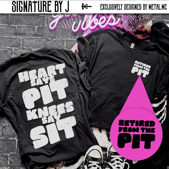 Retired From The Pit Relaxed Fit Tee