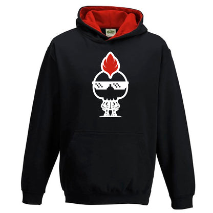 Kids Varsity hoodie -Punk rocker