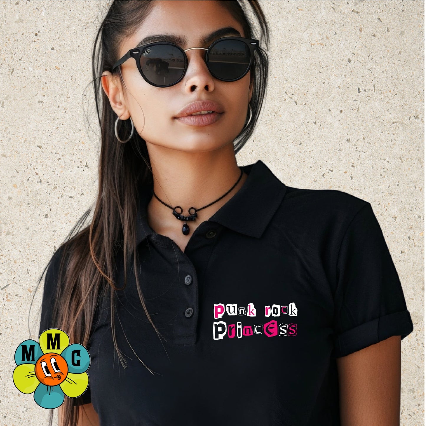Punk Rock Princess Polo Shirt