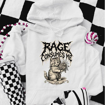 Rage Consumes Me Overhead Hoodie