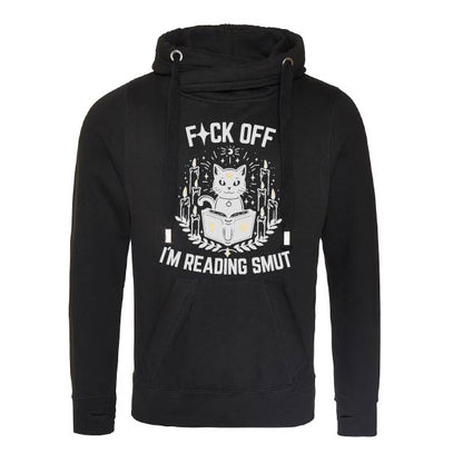 Reading Smut Fitted Cross-Neck Hoodie