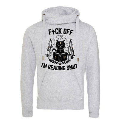 Reading Smut Fitted Cross-Neck Hoodie
