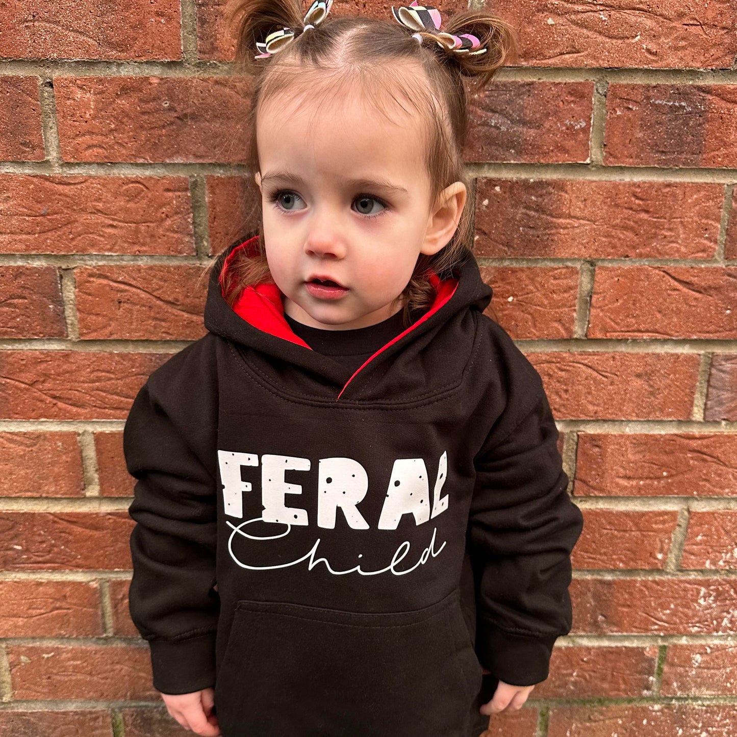 Kids Varsity hoodie - Feral Child