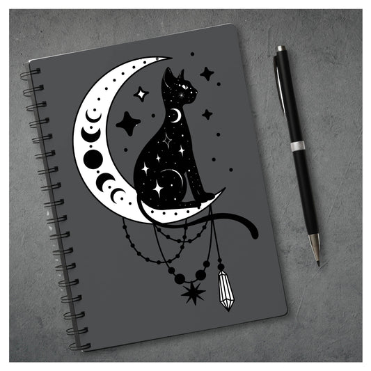 Whimsical Cat- Notebook