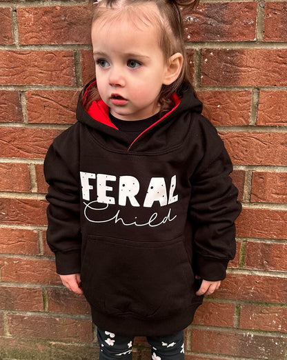 Kids Varsity hoodie - Feral Child