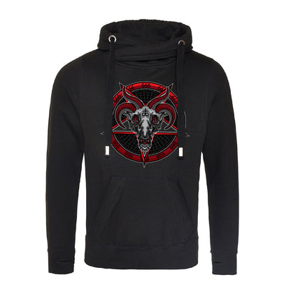 Devil 666 Cross Neck Hoodie