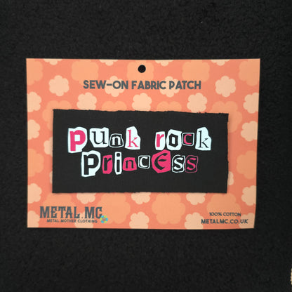 Punk Rock Princess Sew-On Patch