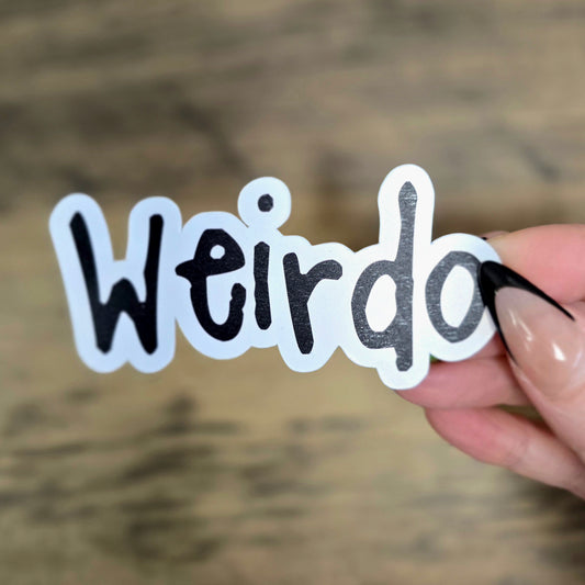 Weirdo Vinyl Sticker