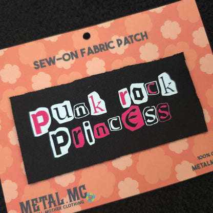 Punk Rock Princess Sew-On Patch