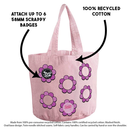 Scrappy Tote Bag - Full Colour Design