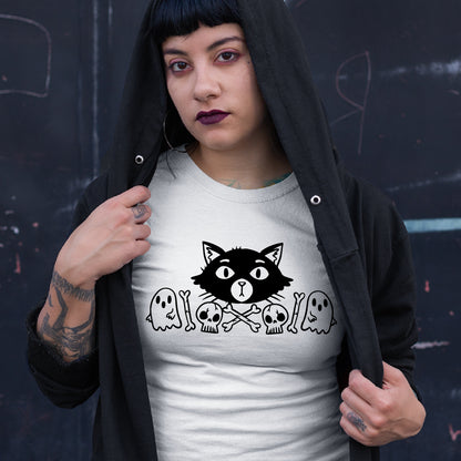 Skull Kitty  Relaxed Fit Tee