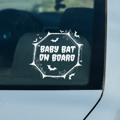 Baby Bat on Board Decal