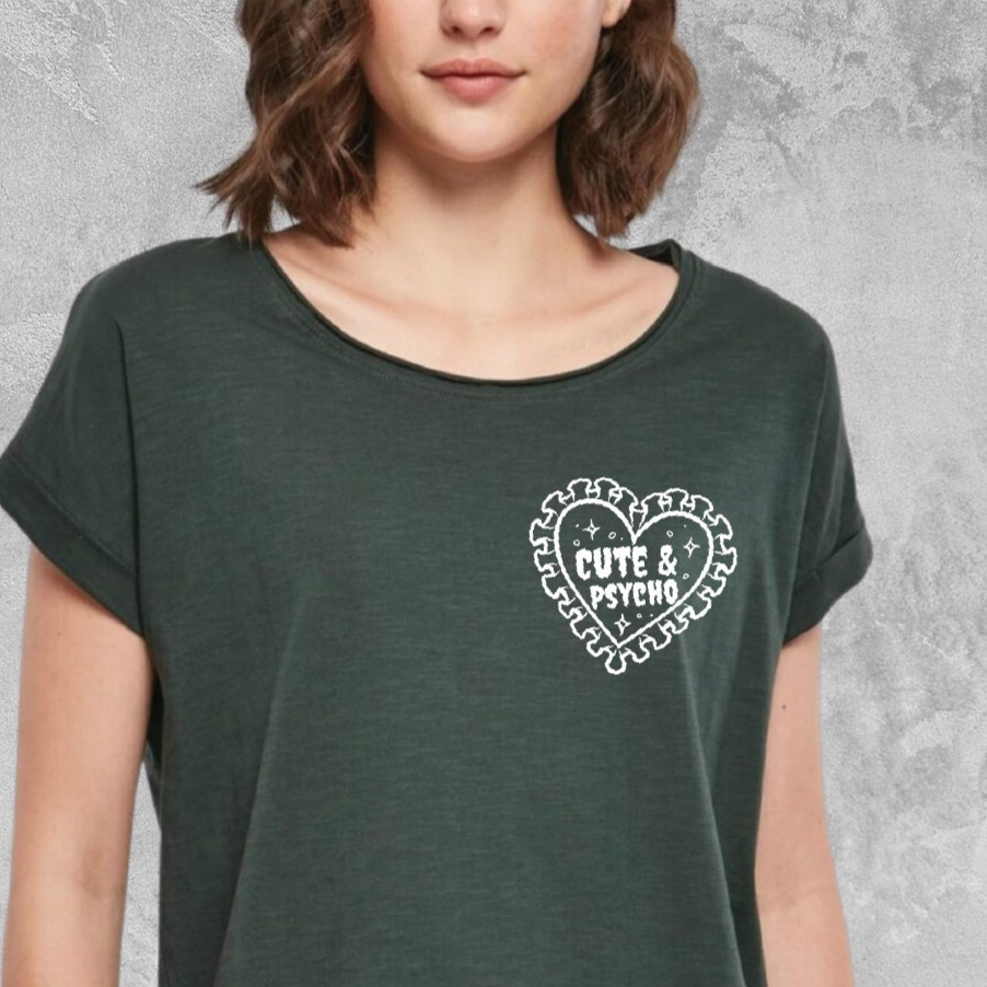 Cute & Psycho Slub Tee