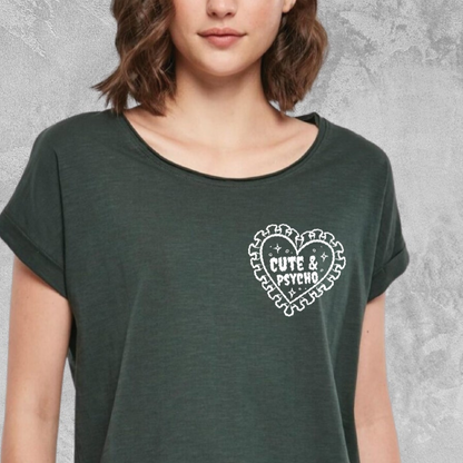 Cute & Psycho Slub Tee