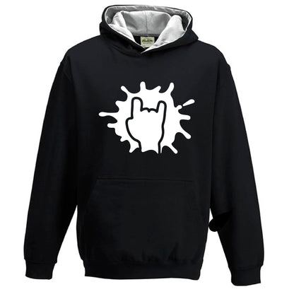 Kids Varsity Hoodie -Rock Splat