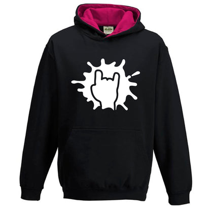 Kids Varsity Hoodie -Rock Splat