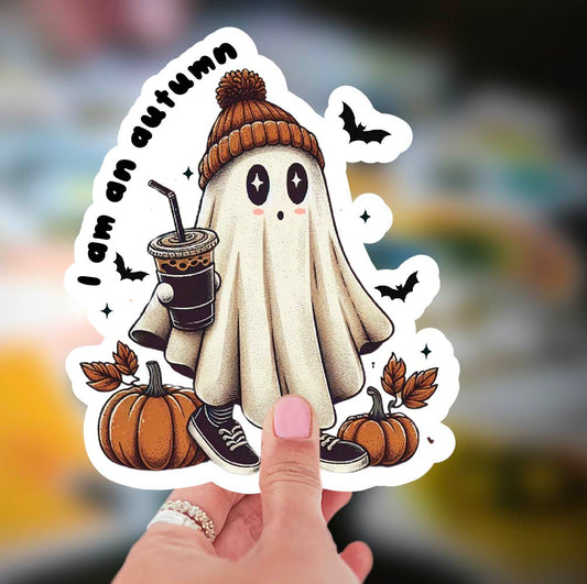 LIMITED EDITION I am an Autumn Vinyl Sticker